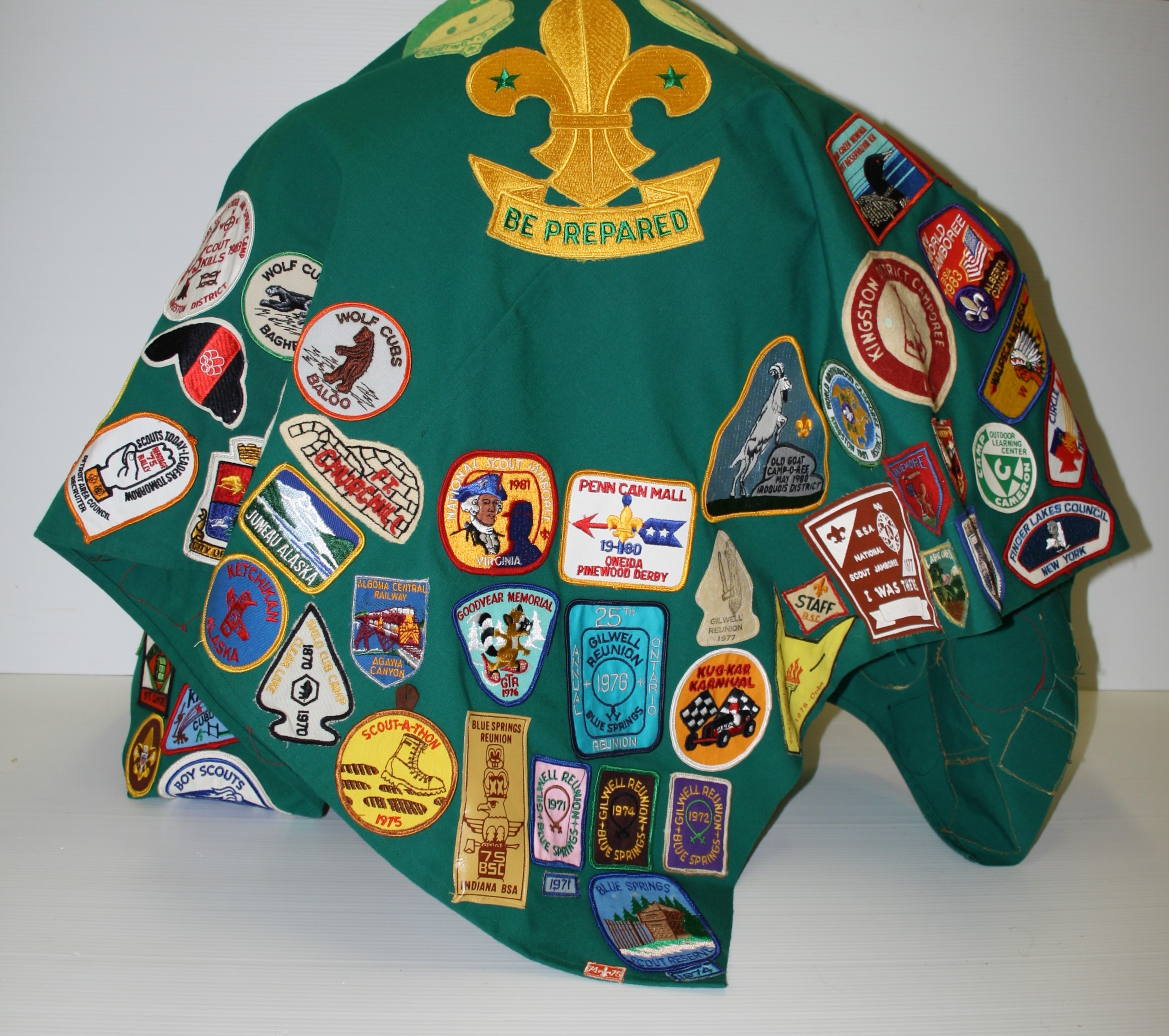 Back of Campfire Blanket