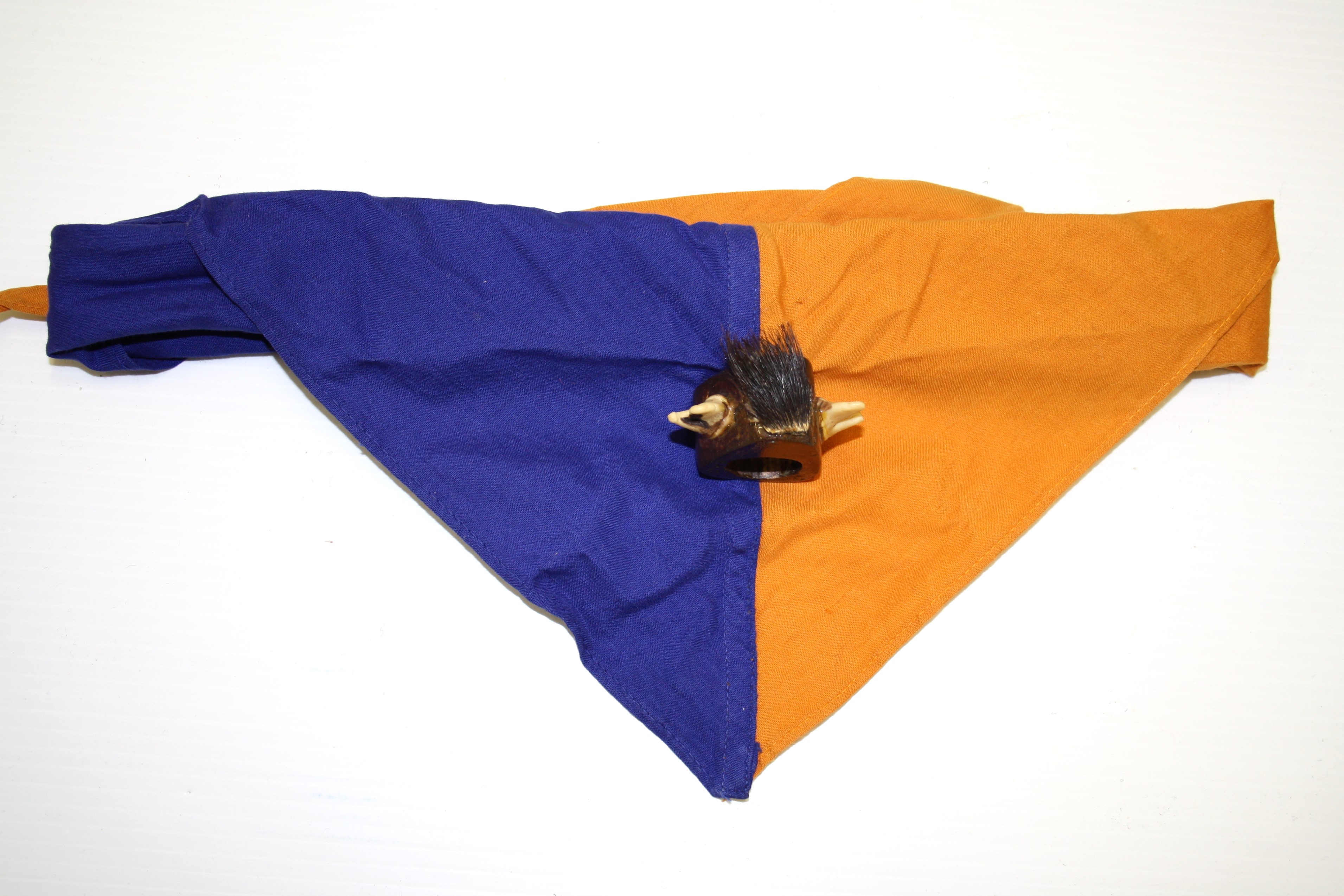 Blue and Orange Split Necker