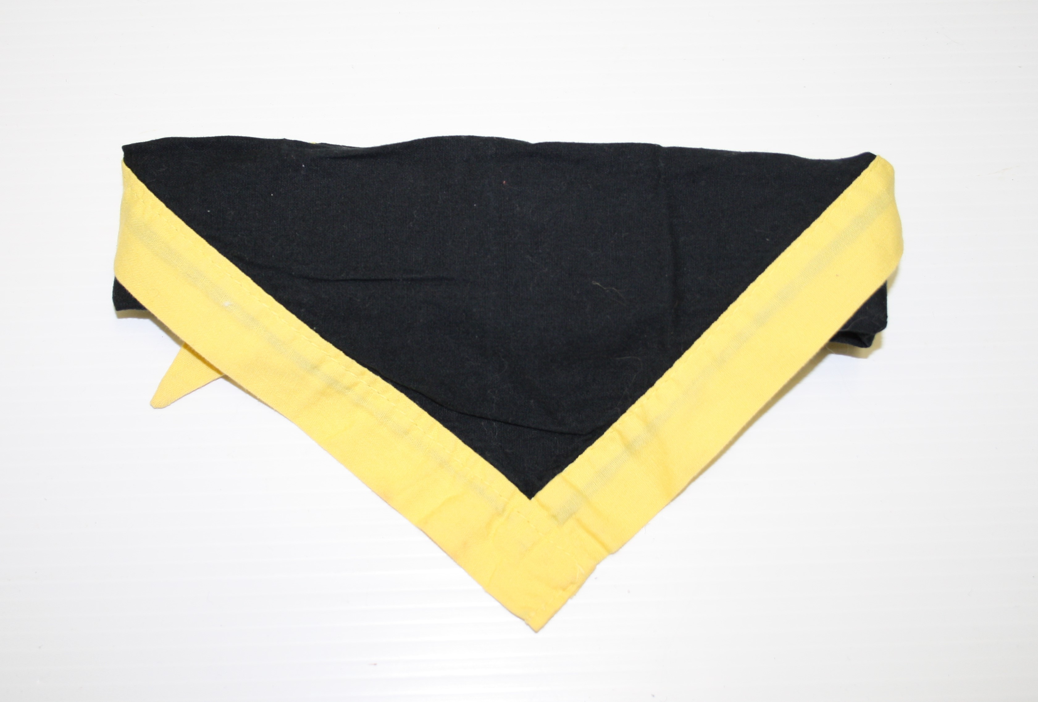 Black Necker with Yellow Border
